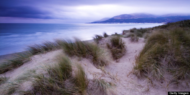 Sand dunes at Murlough. The dunes are thought to be 6,000 years old. A particularly stormy period in the 13th and 14th centuries resulted in a huge movement of sand and as a result dune upon dune was formed to create the unusually high dunes we see today.