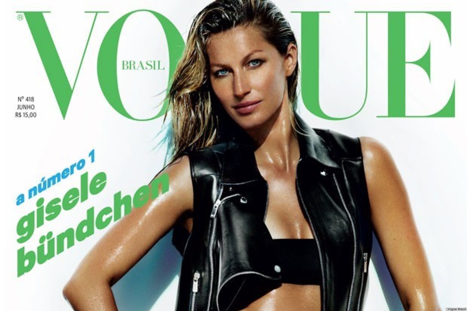 Gisele Bundchen Vogue Brazil Cover Is Sweaty Pantsless Photo Huffpost