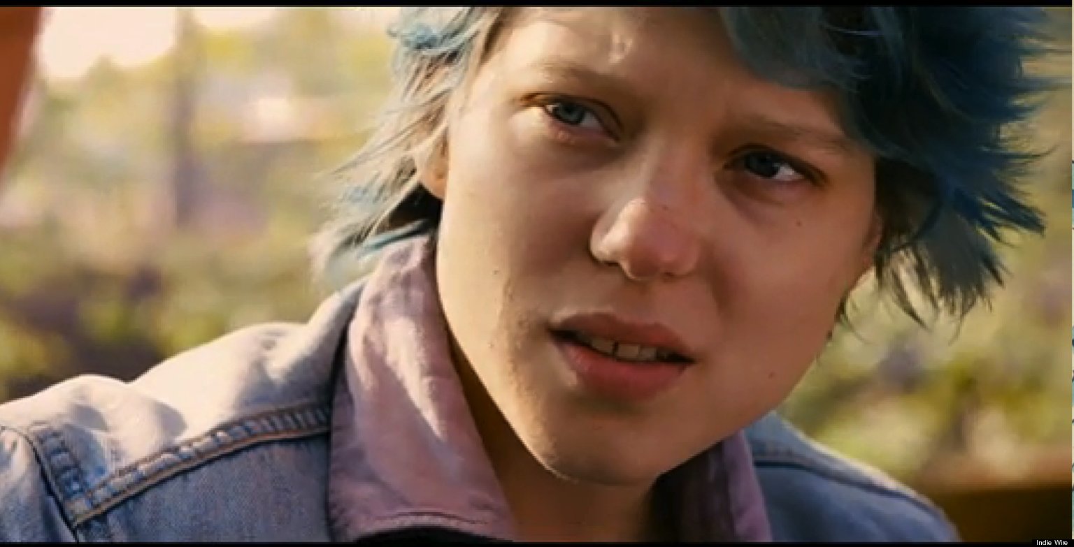 blue is the warmest color love scene boobs