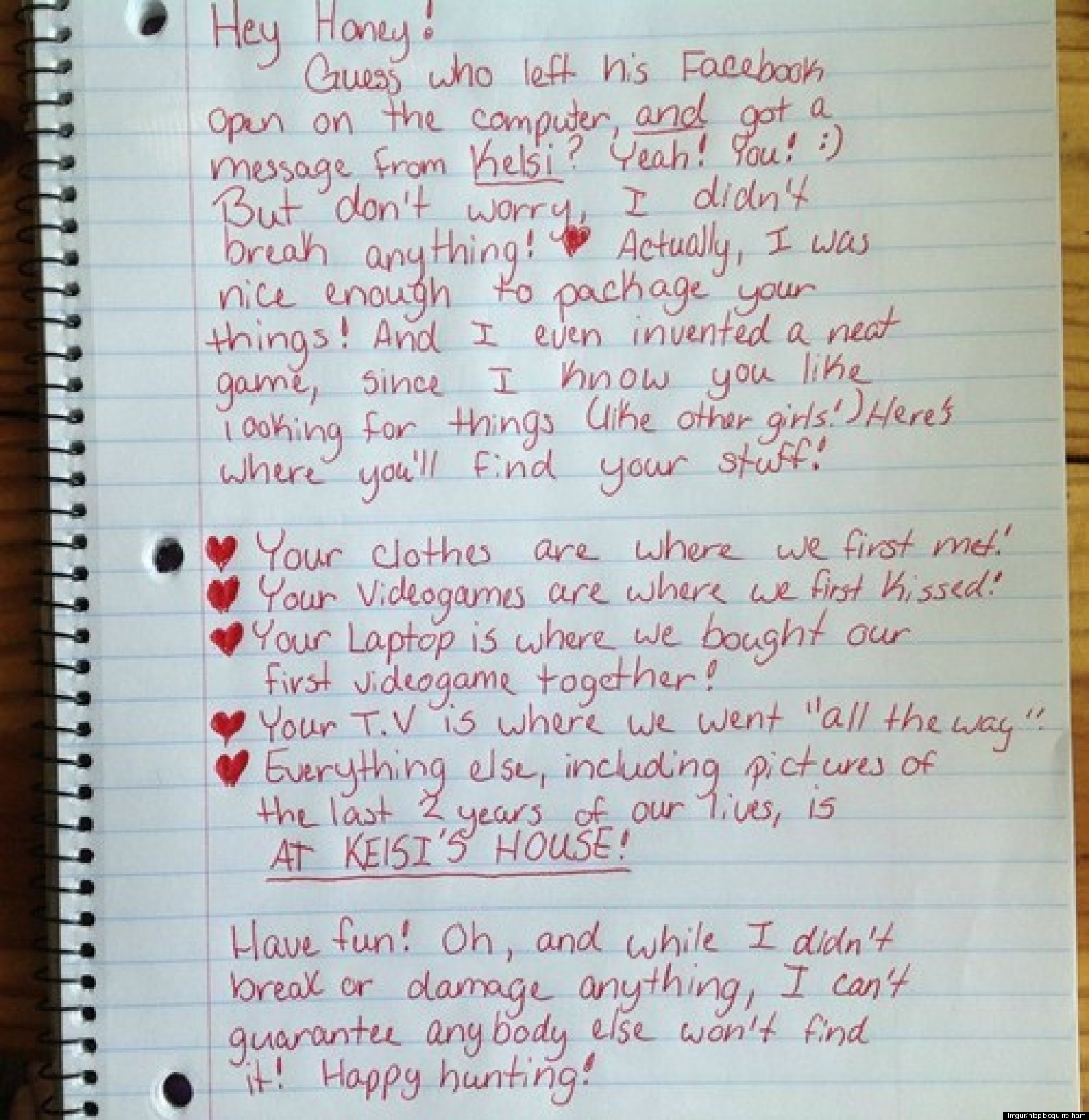 Funny Breakup This Might Be The Best Breakup Letter Ever PHOTO