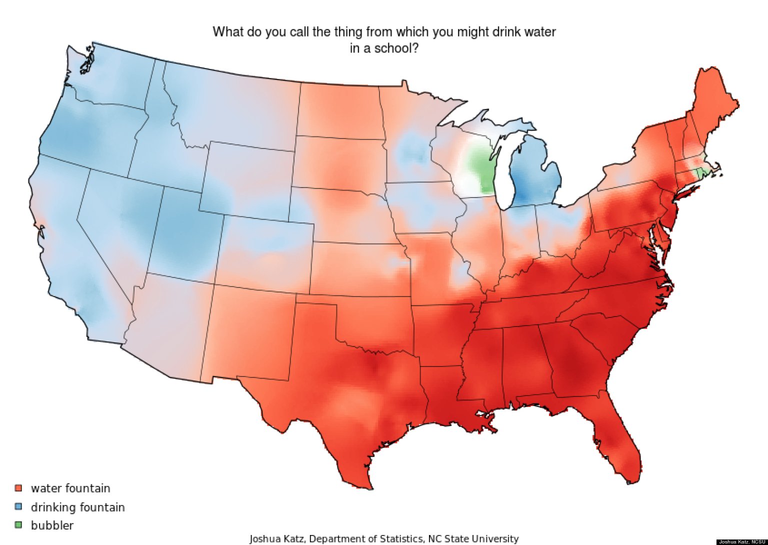 These Dialect Maps Showing The Variety Of American English Have Set The   O DIALECT MAP Facebook 