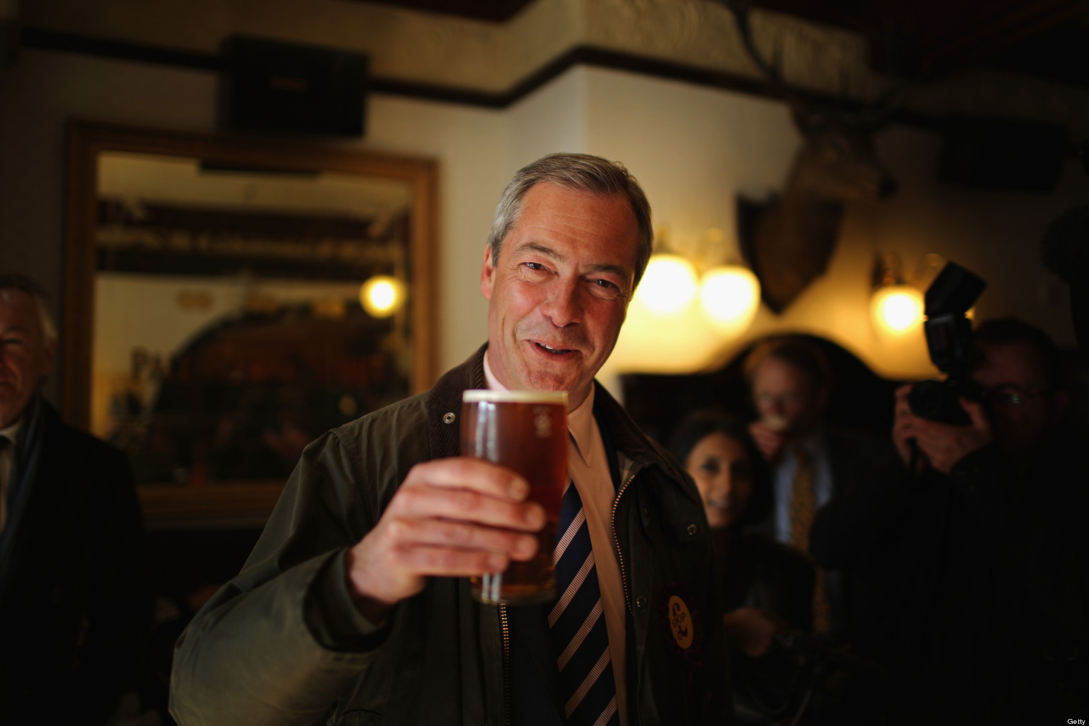 o NIGEL FARAGE PINT facebook