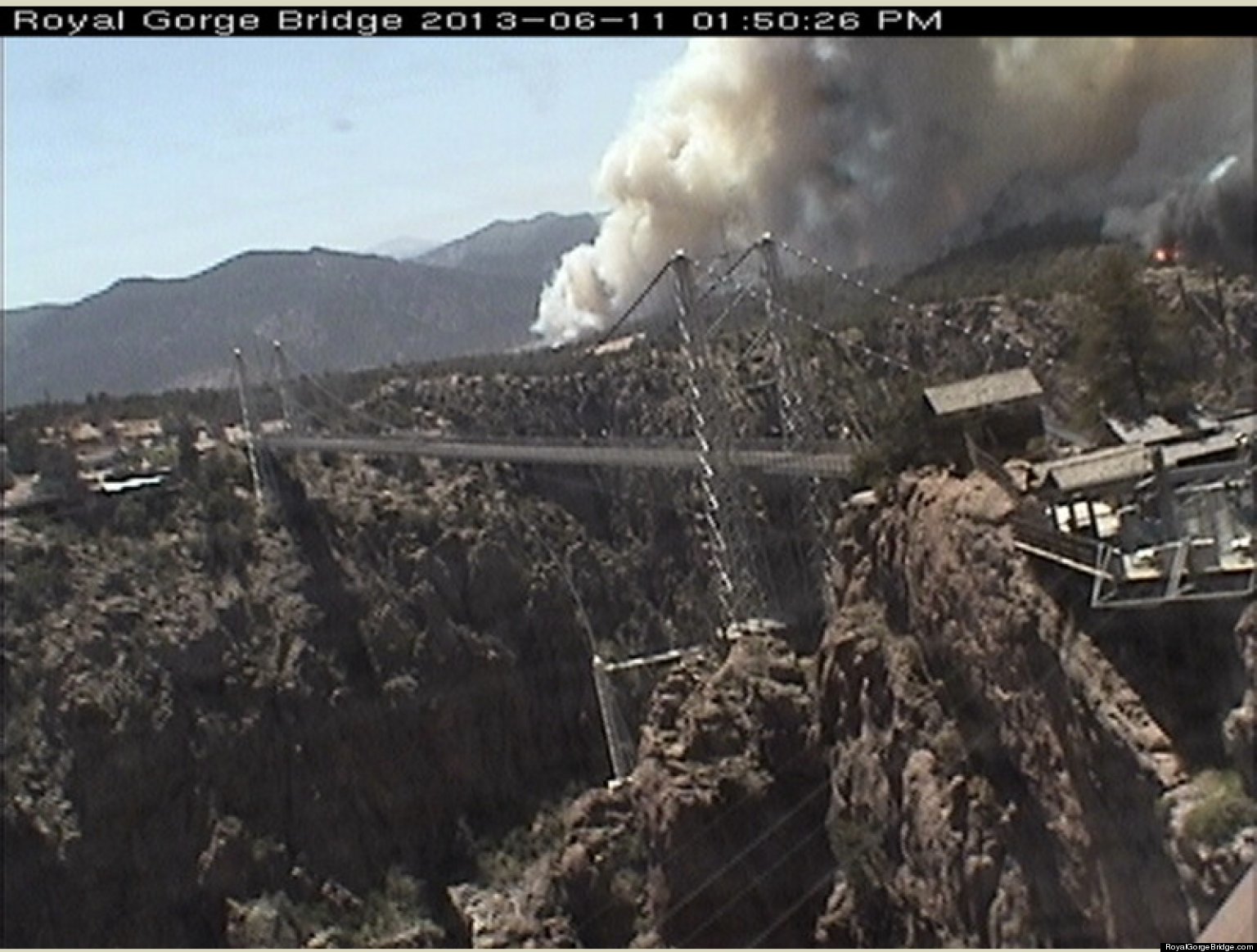 Royal Gorge Fire Continues To Burn, Forces Evacuation Of More Than 900 ...