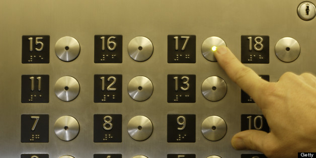File image: The lift fell four floors in a block of flats in London