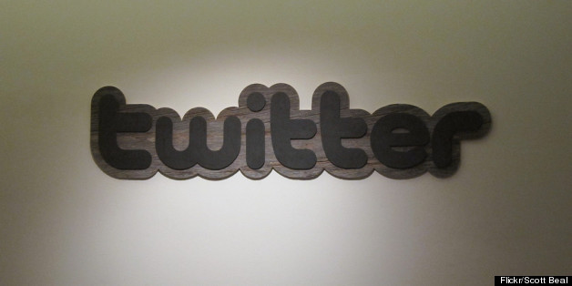 Inscription à l'entrée des bureaux de Twitter