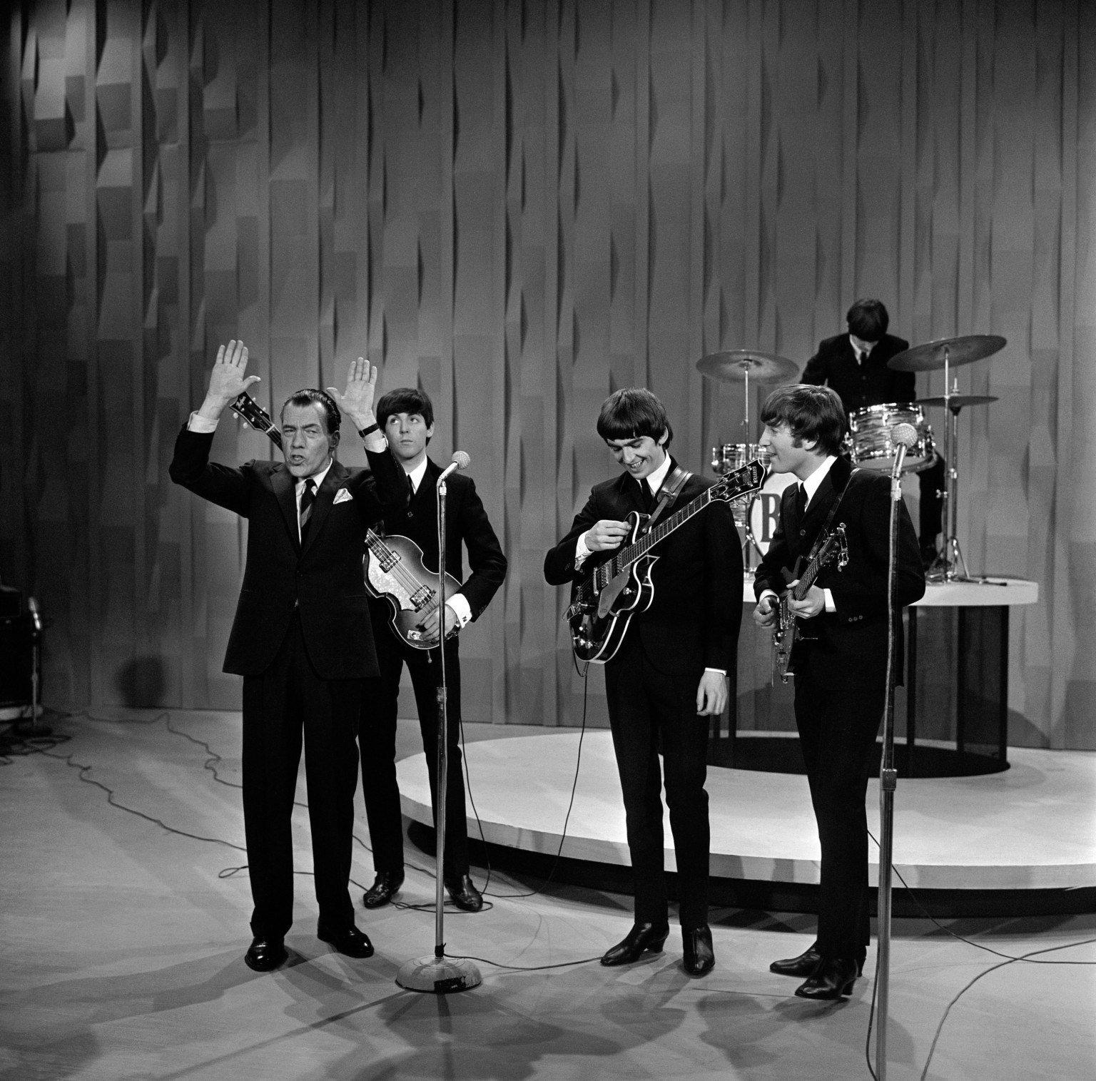 Image result for the beatles made their first tv appearance on the ed sullivan show