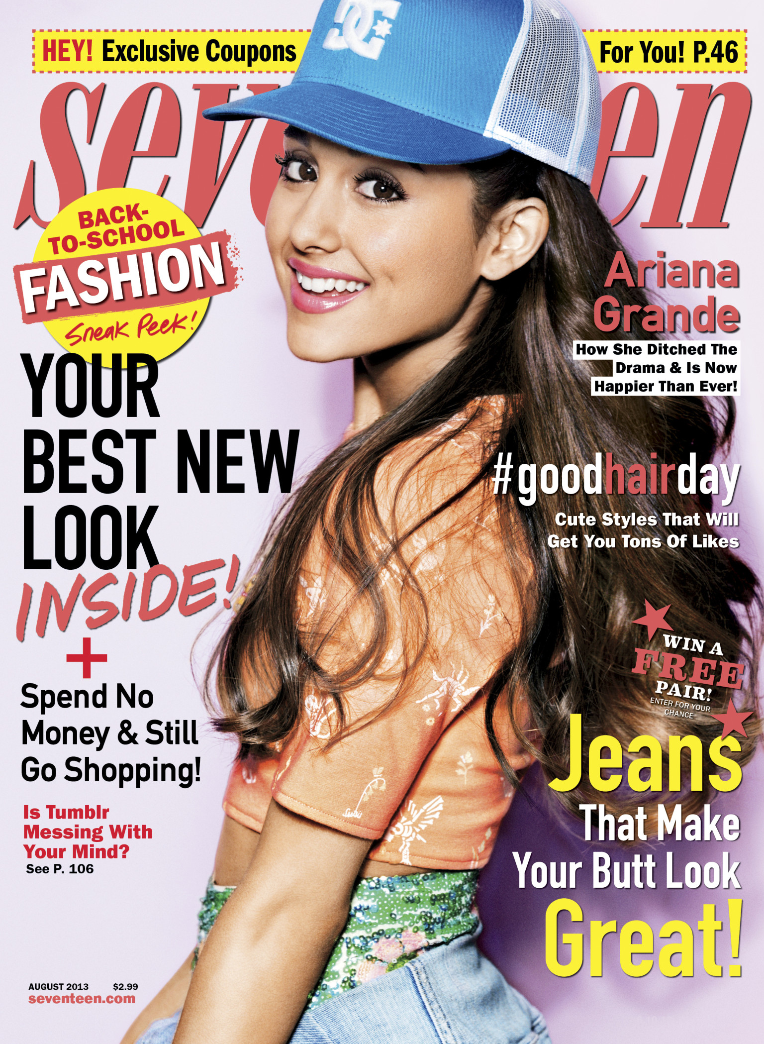 Ariana Grande Covers Seventeen Magazine Talks Drama With Former Cast 1373