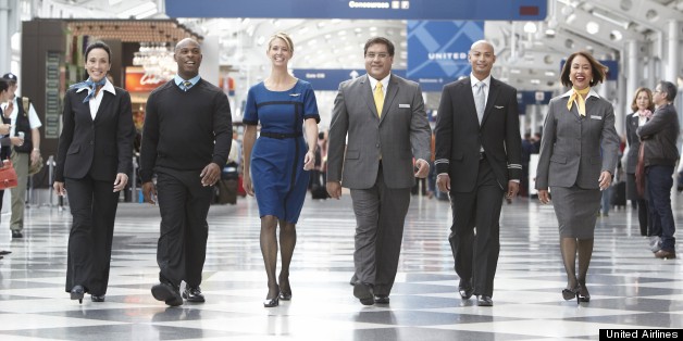 United Airlines Employees Debut Brand New Uniforms | HuffPost United Airlines Employees Debut Brand New Uniforms | HuffPost