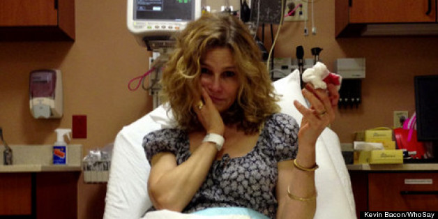 Kyra Sedgwick Hospitalized After Slicing Her Finger Kevin Bacon Posts