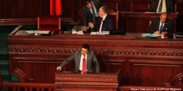 Habib Khedher à la lecture du rapport sur le projet de Constitution