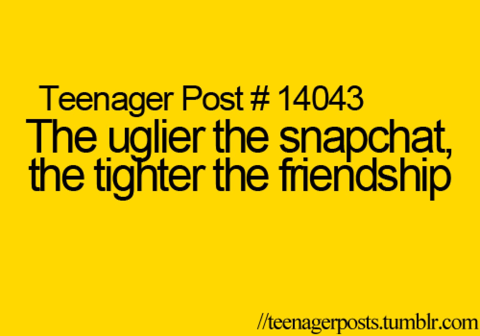 teenager posts about friends