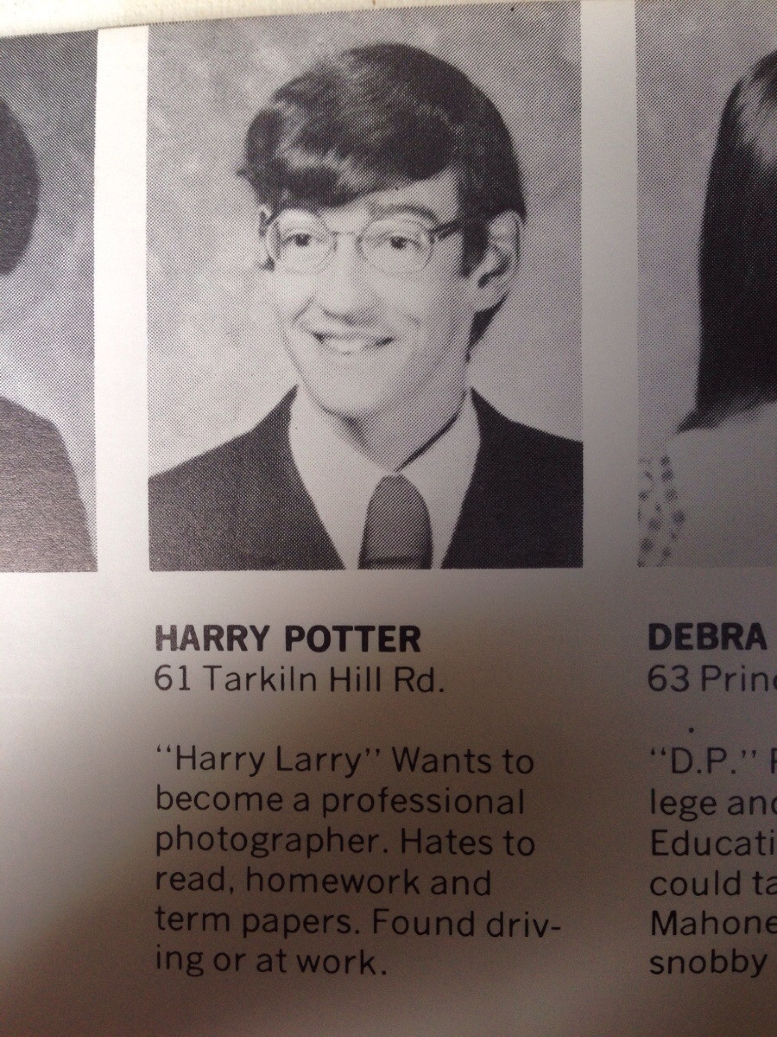 'Harry Potter' Yearbook Photo Is Spitting Image Of Famous 