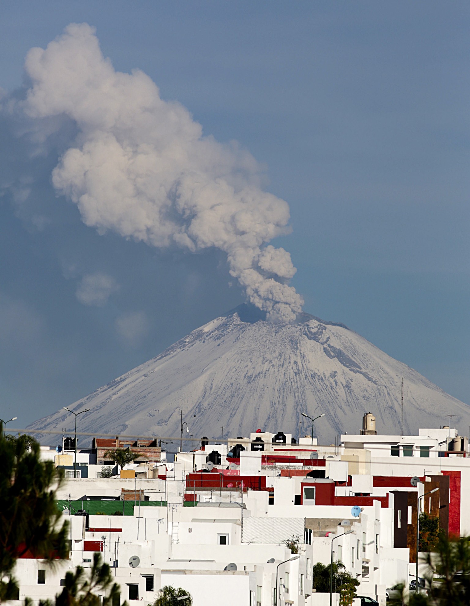 Popocatepetl Volcano Eruption In Mexico Captured In Footage Filmed From