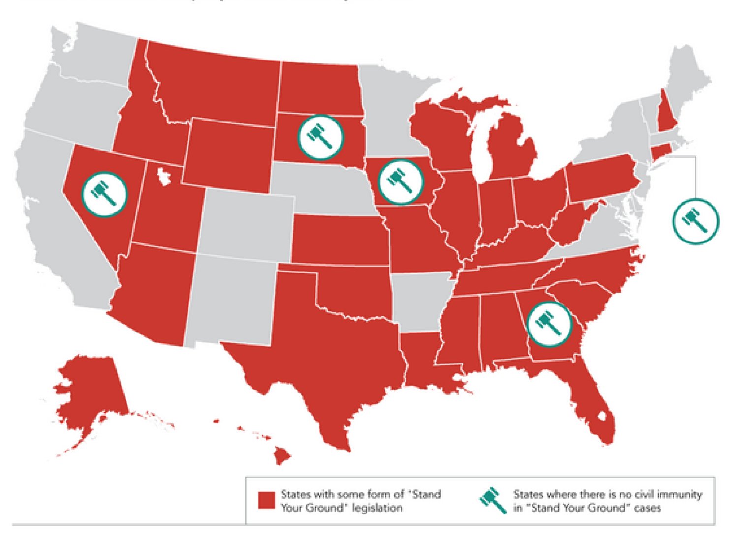 'Stand Your Ground' Laws Expanding Quickly Across U.S. (INFOGRAPHIC