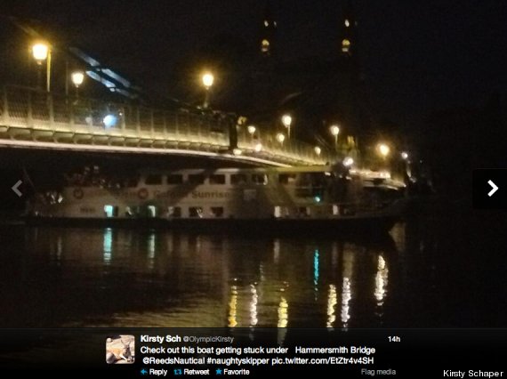 hammersmith bridge boat