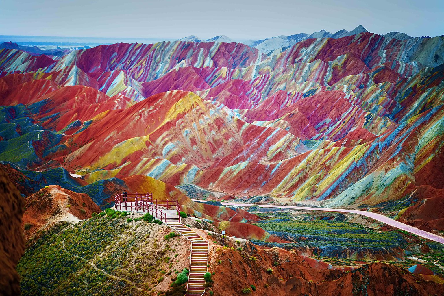 Image result for rainbow mountains