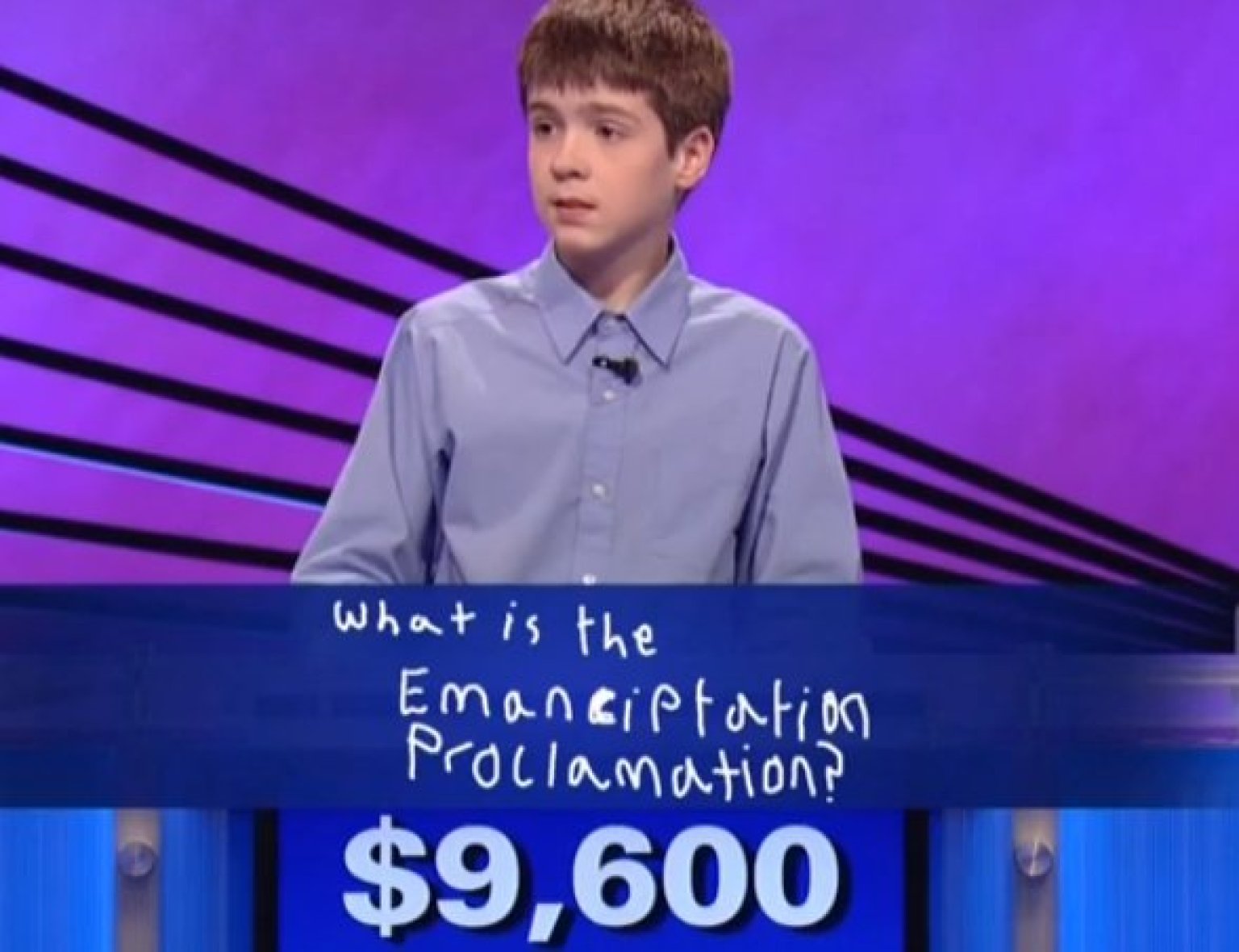 'Jeopardy!' Rebuff Of Emancipation Proclamation Misspelling From Thomas