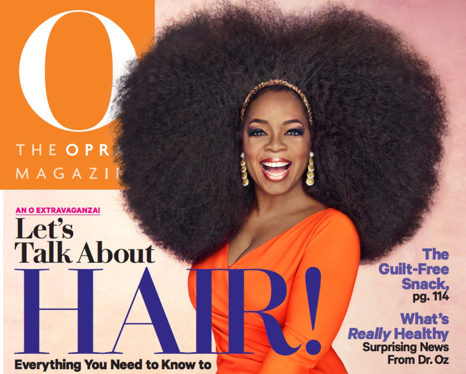 Oprah's Wig Makes Hair-Raising Statement On O Magazine 