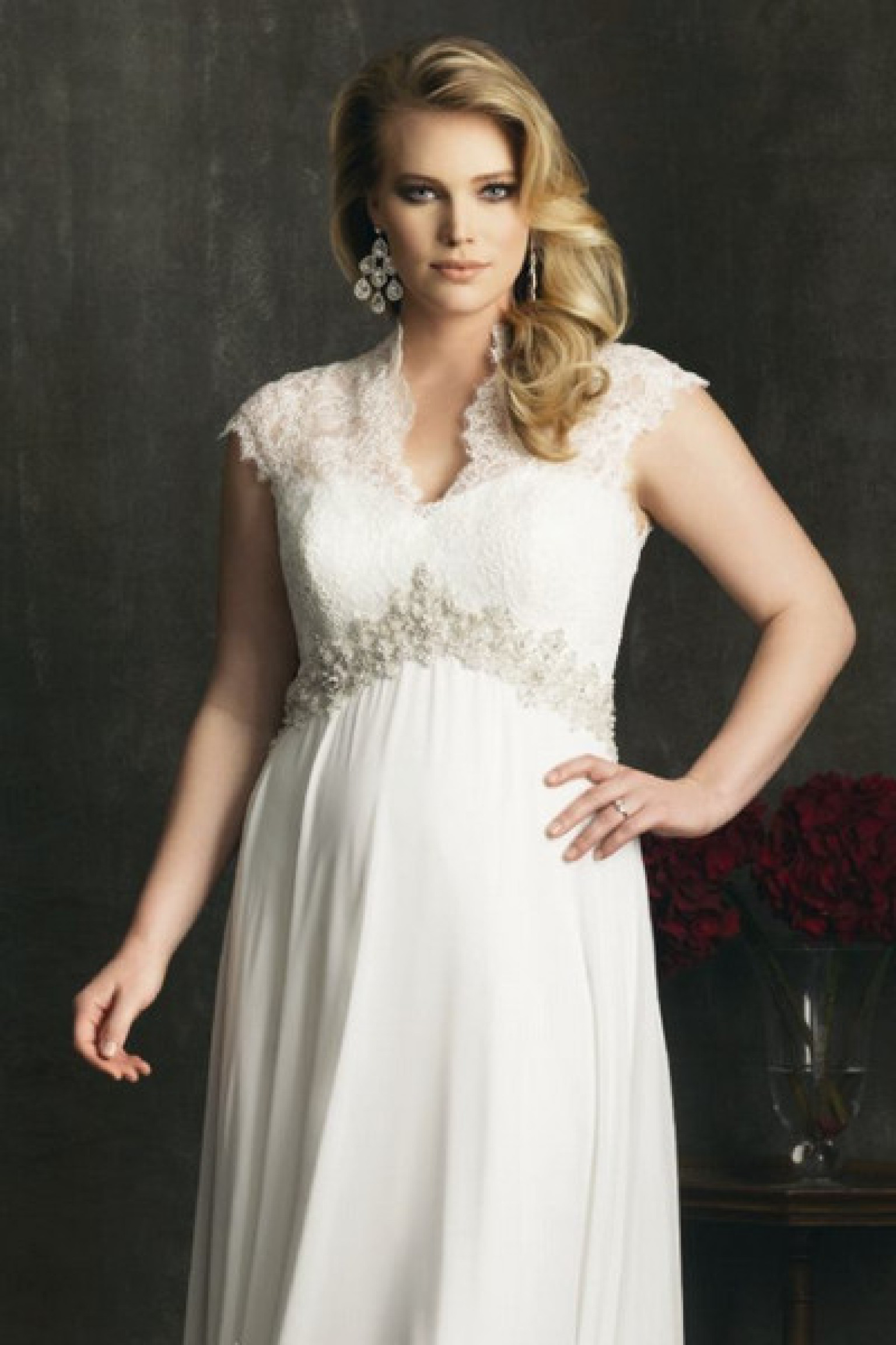 plus size mother of the bride dresses that hide belly