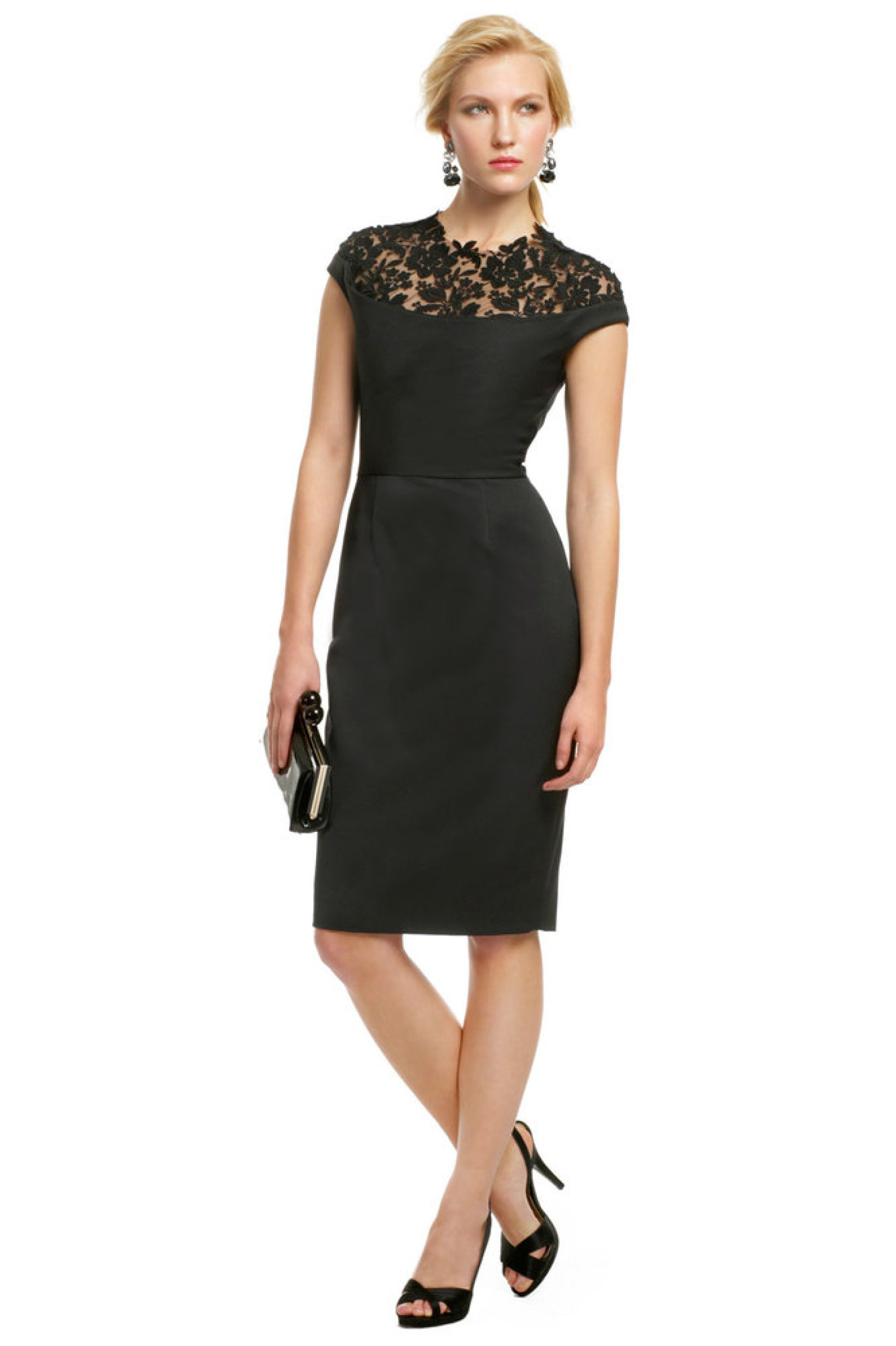 petite black dress for wedding