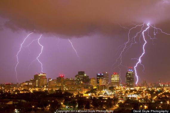 Edmonton Flash Flood: Thunderstorm, Lightning Put On A Show, Flood City ...