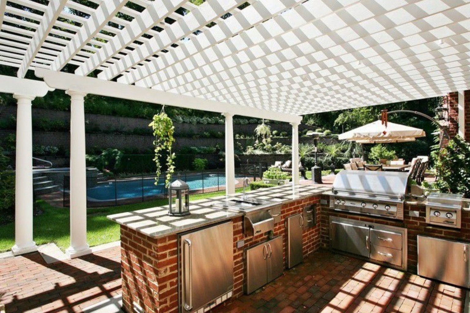 14 Incredible Outdoor  Kitchens  That Go Way Beyond Grills 