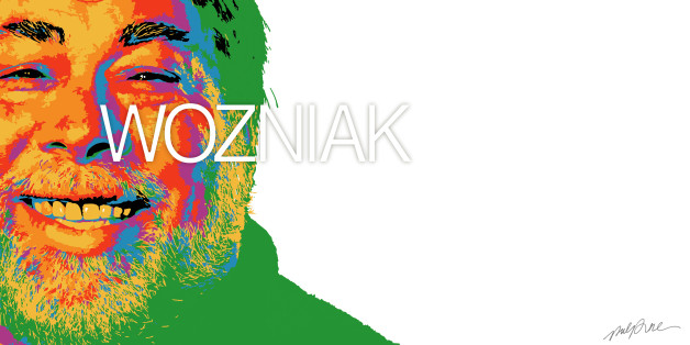 Steve Wozniak. Image réalisée par Quentin Aldhui www.pulpplayground.com
