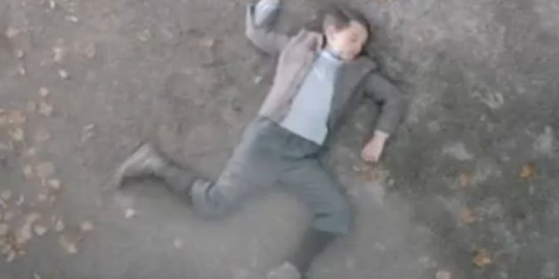 A young Adolf Hitler is run down by a C-Class Mercedes in the fake advert