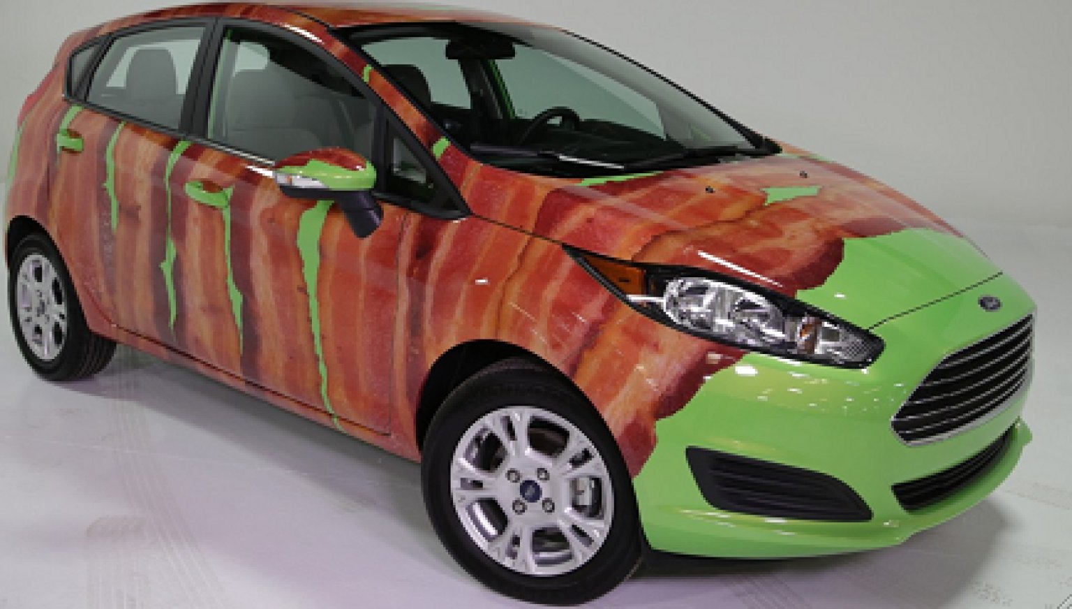BaconWrapped Ford Fiesta Now Possible With Vinyl Strips HuffPost