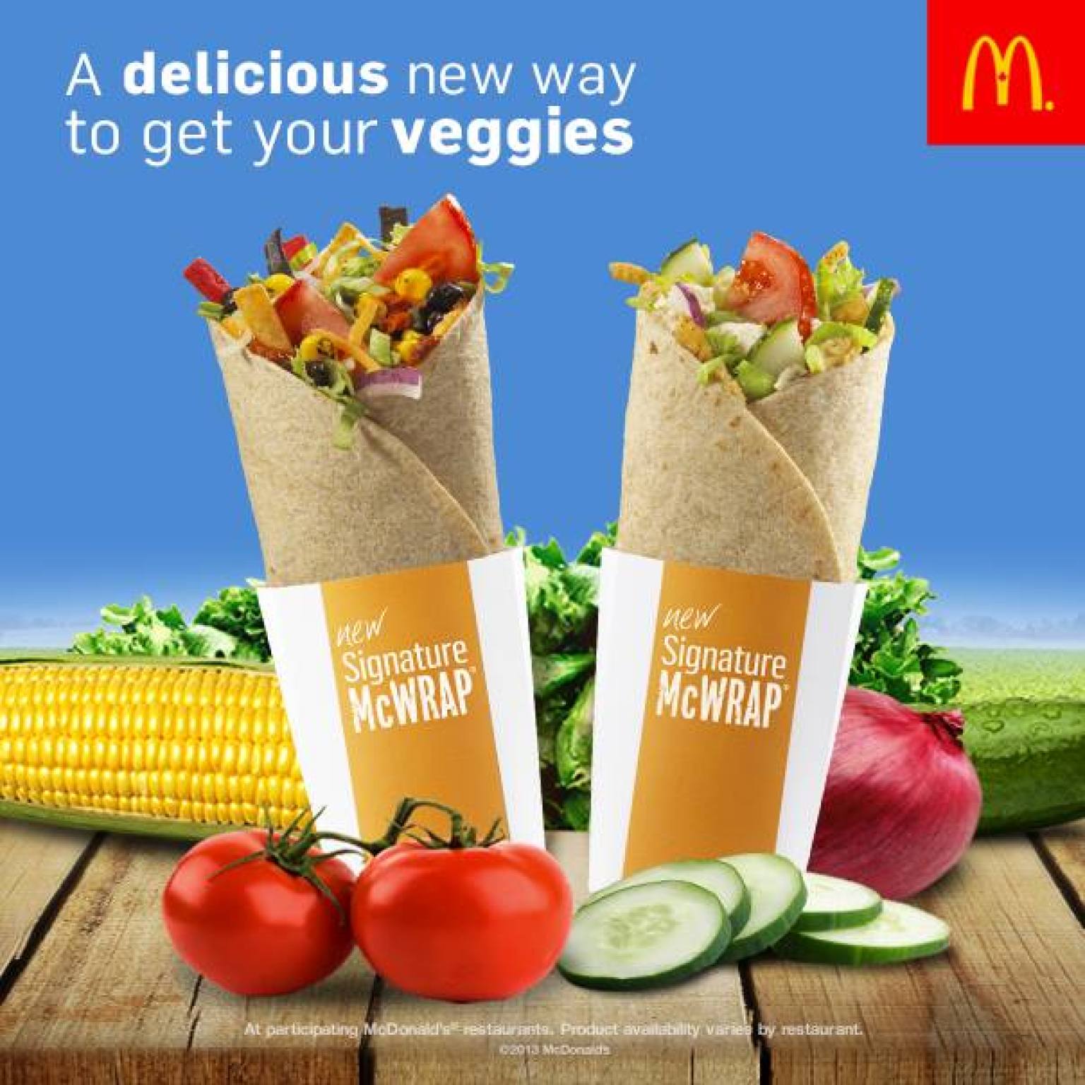 McDonald's Debuts Vegetarian Wraps In Canada, Branch's First MeatFree