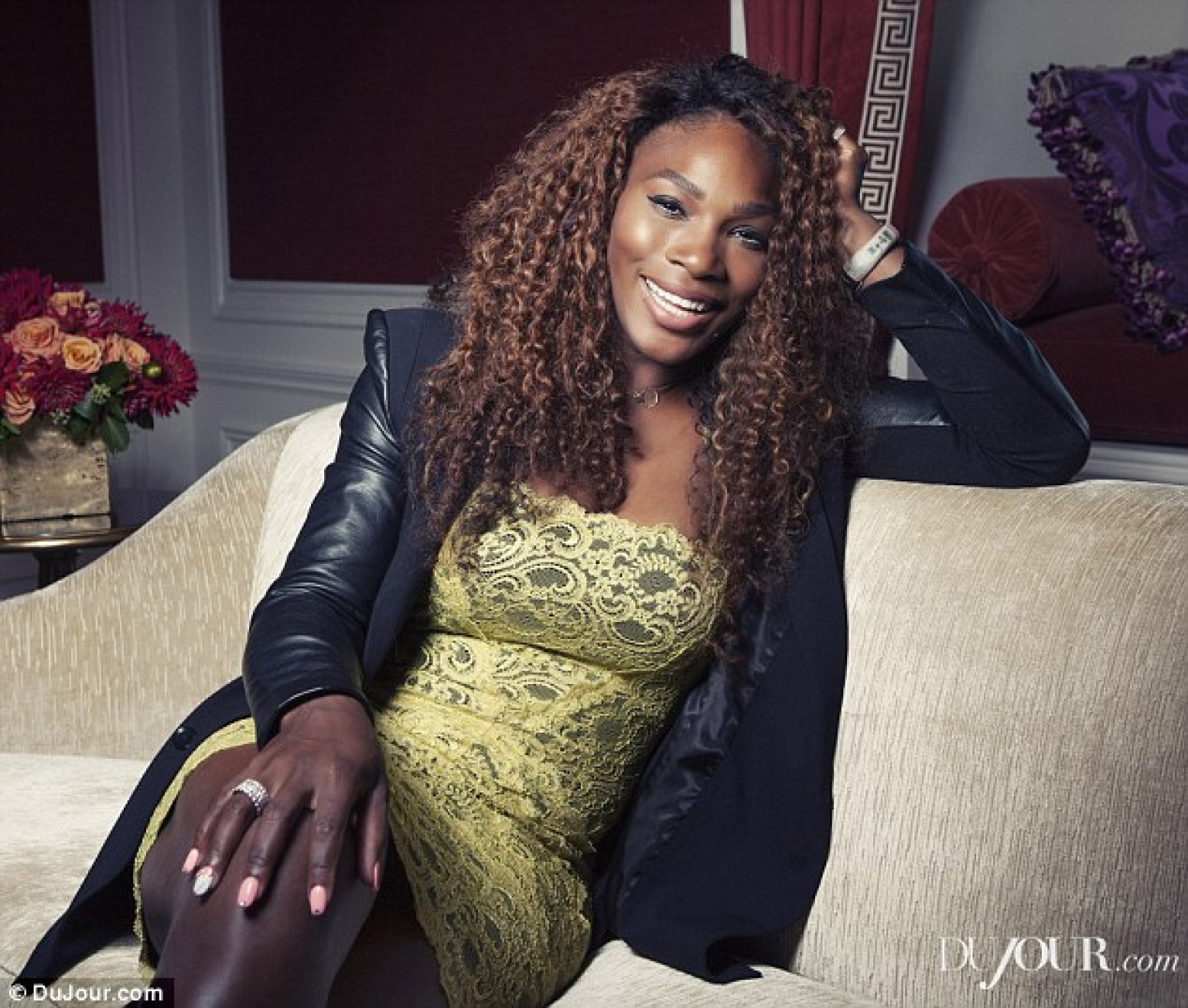 Serena Williams DuJour Interview: Athlete Reveals She Can Sew Like A ...