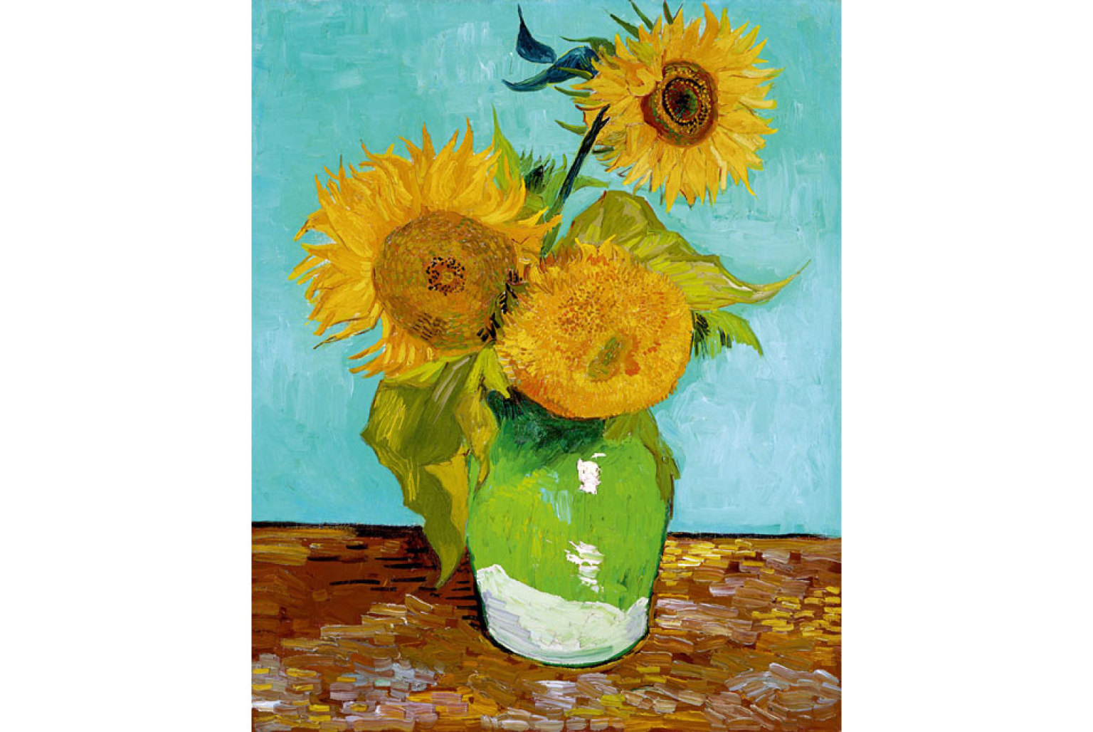 Van Gogh's "unknown" Sunflowers Revealed In New Book Early Image Shows