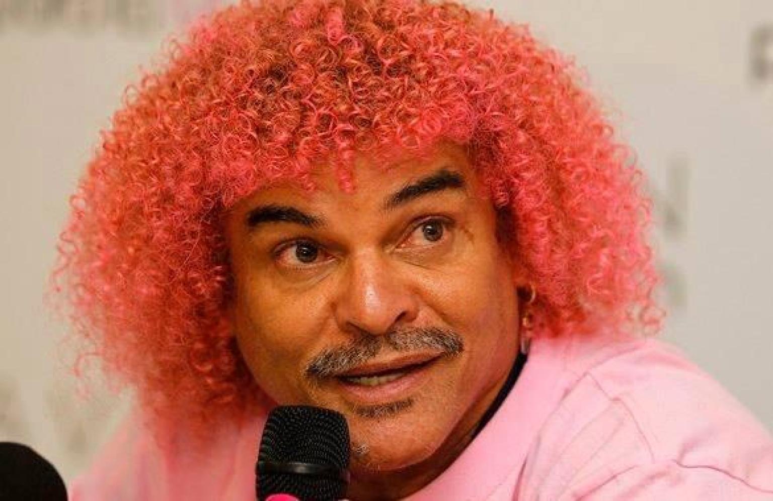 Carlos 'El Pibe' Valderrama, Colombian Soccer Legend, Dyes Hair Pink