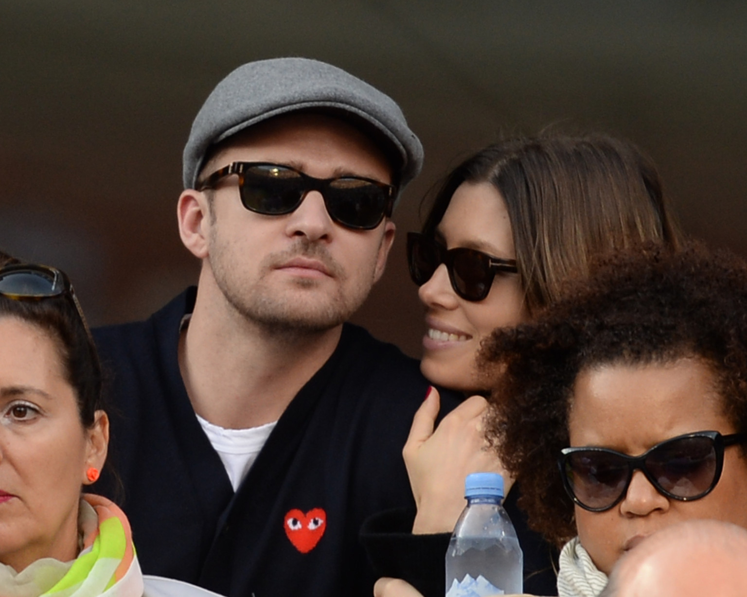 Justin Timberlake And Jessica Biel Share Sweet PDA At The U.S. Open | HuffPost1536 x 1228