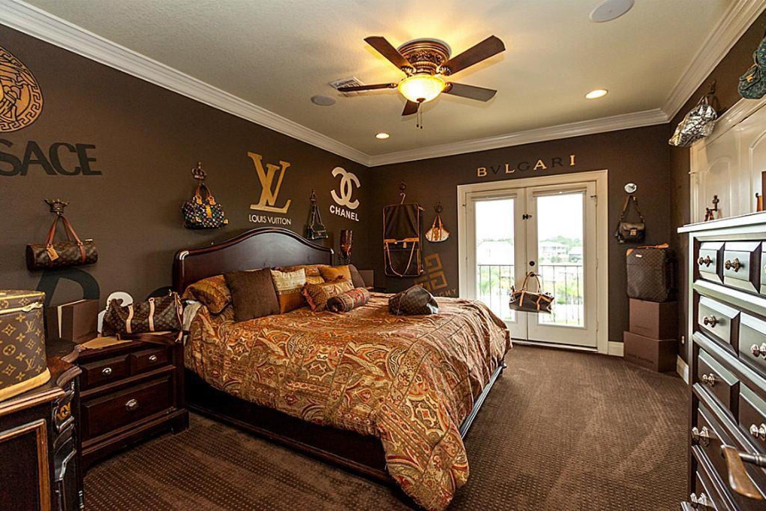 Louis Vuitton Bedroom In Texas Home For Sale Takes Fashion Obsession To