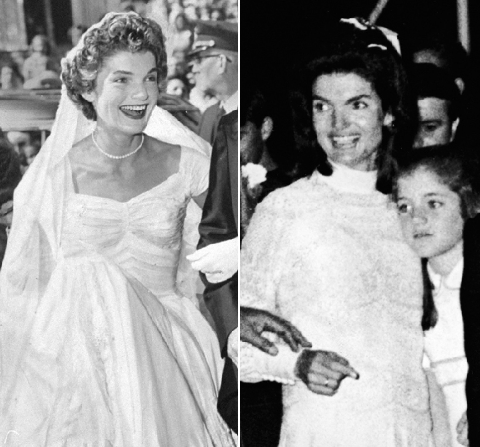 Jackie Kennedy's Wedding Dresses Still Make Us Swoon (Both Of Them