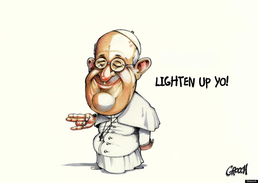Pope Francis Delivers Shocker to Staunch Catholics (CARTOON) | HuffPost
