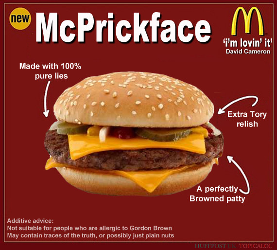 Introducing The New 'McPrickface' Burger (PICTURE) | HuffPost UK