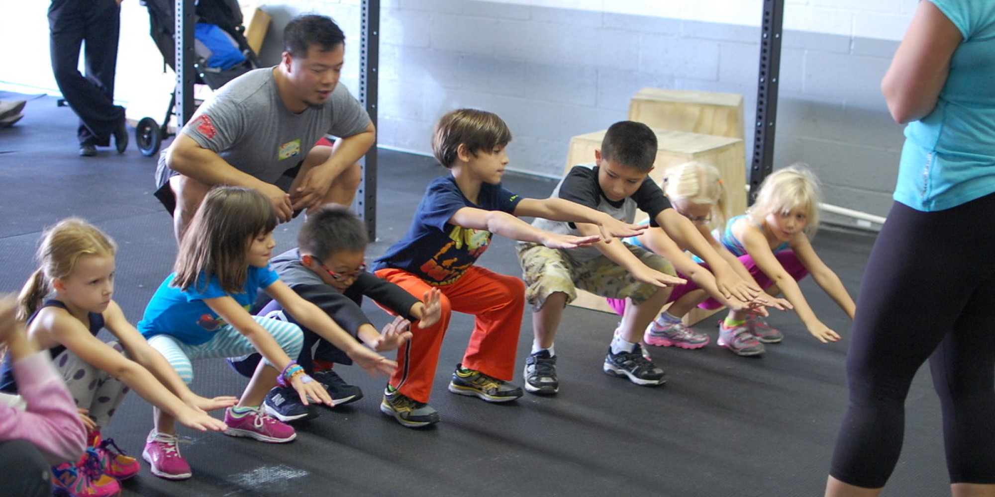 crossfit fitness toddler squat kid beasts calling lil huffpost craze expands