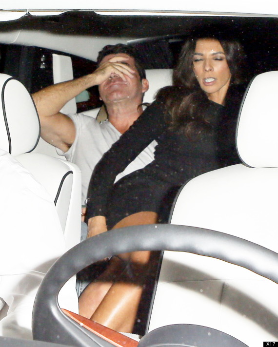 Simon Cowells Ex Terri Seymour Sits On His Lap As They Share Car 