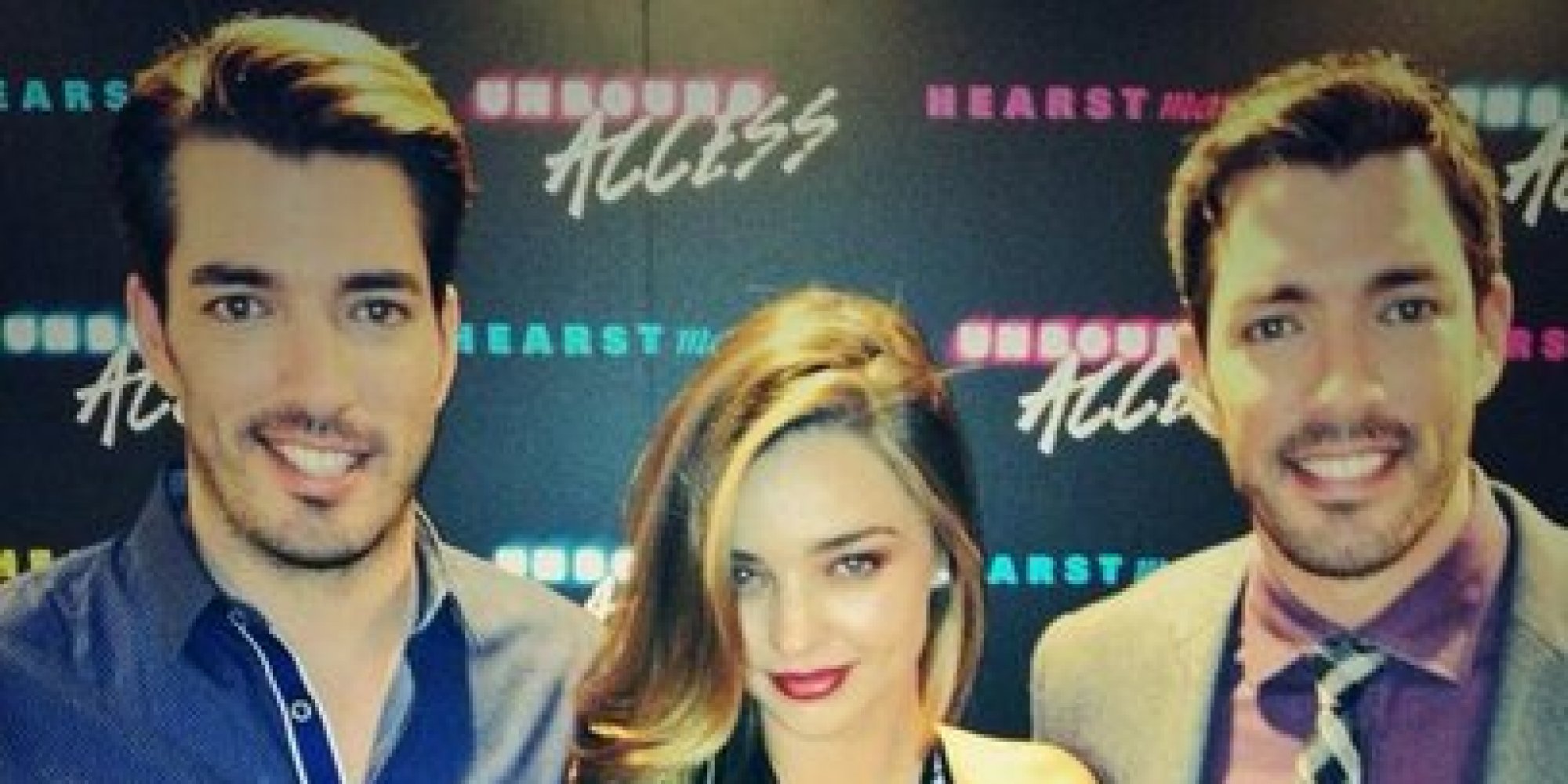 Property Brothers Jonathan And Drew Scott Cozy Up With Miranda Property Brothers Jonathan And Drew Scott Cozy Up With Miranda Kerr Photo Huffpost