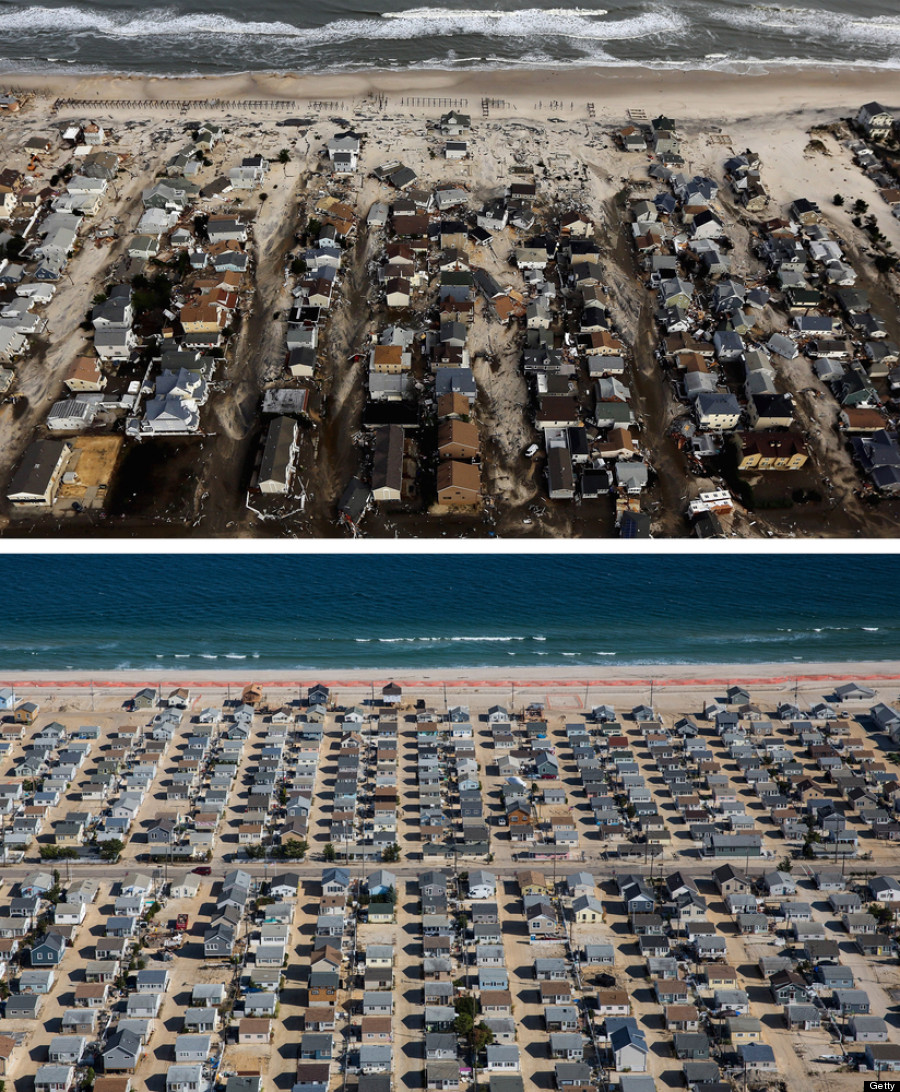 then and now hurricane sandy