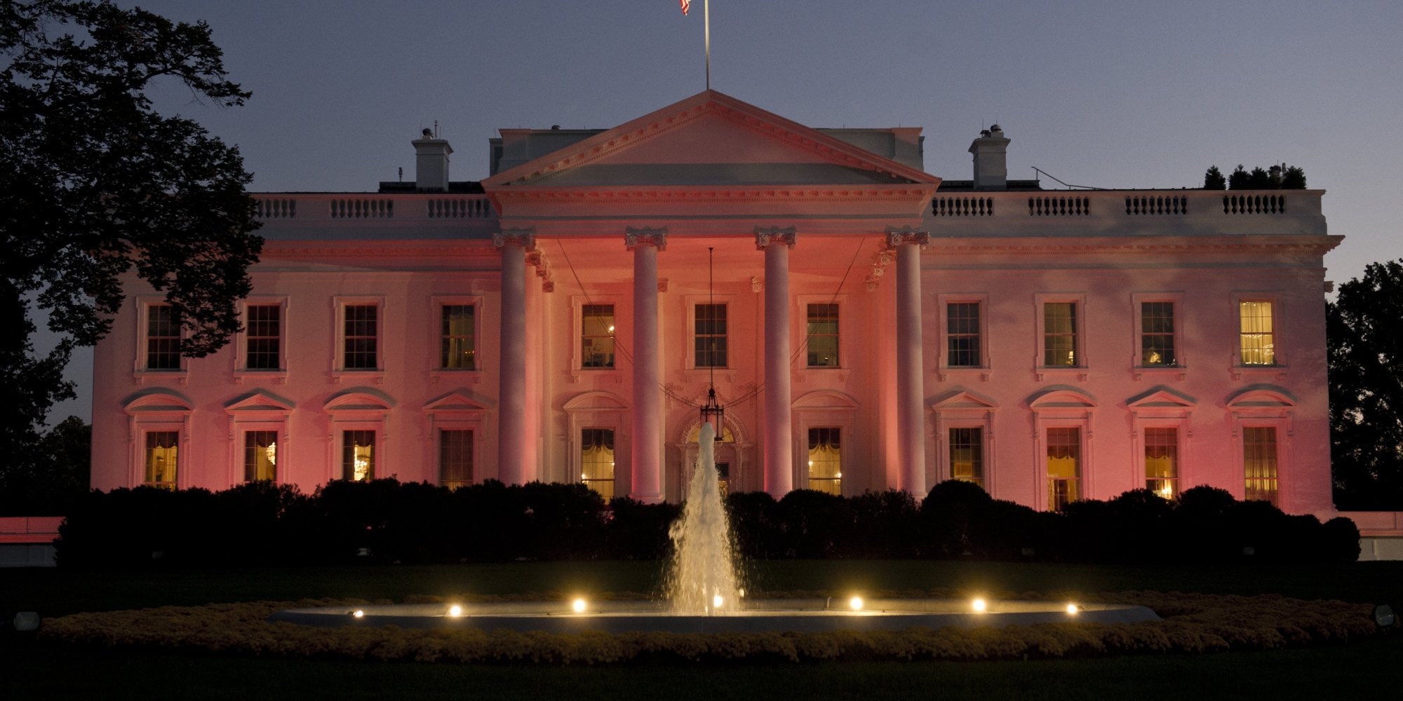 White House Goes Pink For Breast Cancer Awareness Month (PHOTO) HuffPost