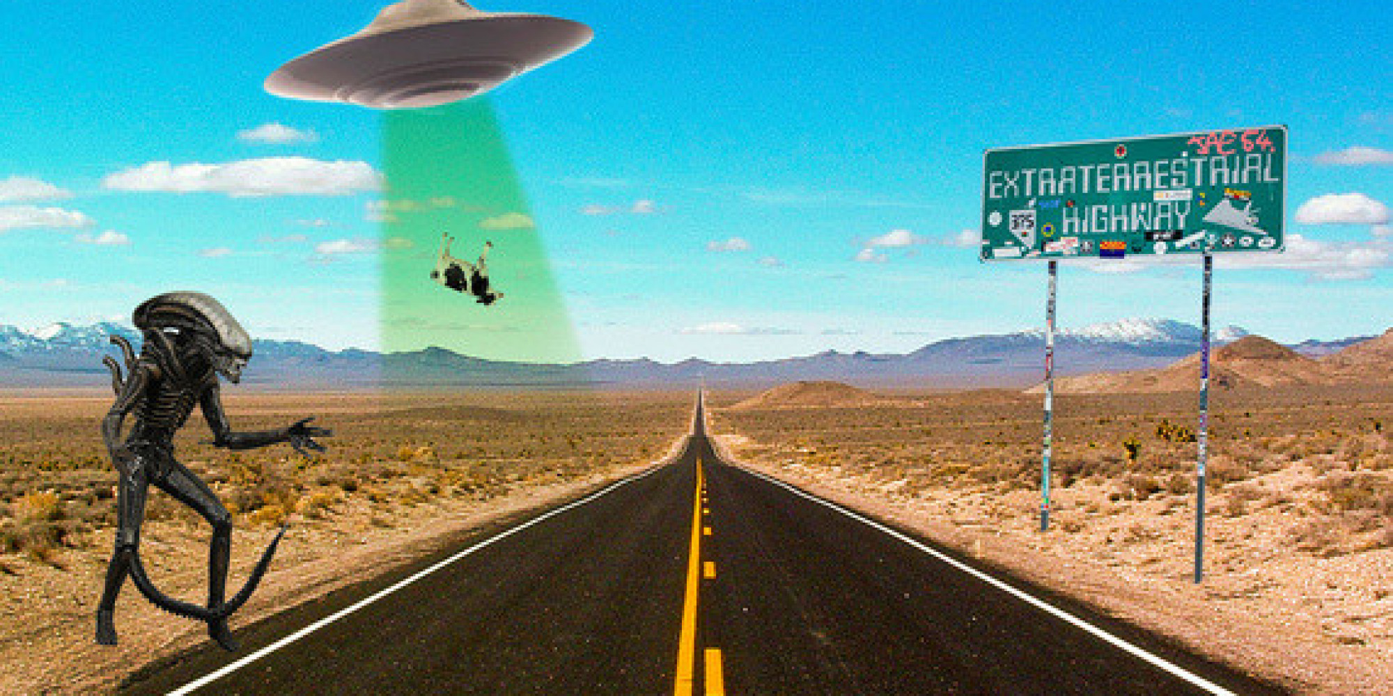 These two men accidentally stumbled into a hidden military base at area 51 Prepare to Be Probed Along America's Extraterrestrial Highway | HuffPost