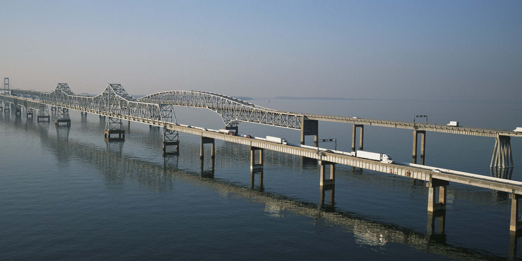 Truck Driver In Chesapeake Bay Bridge Crash That Sent Car Plunging Into   O CHESAPEAKE BAY BRIDGE Facebook 