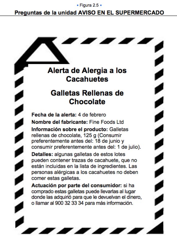 alerta supermercado