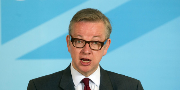 Education Secretary Michael Gove gives a speech at Conservative Campaign Headquarters in central London.