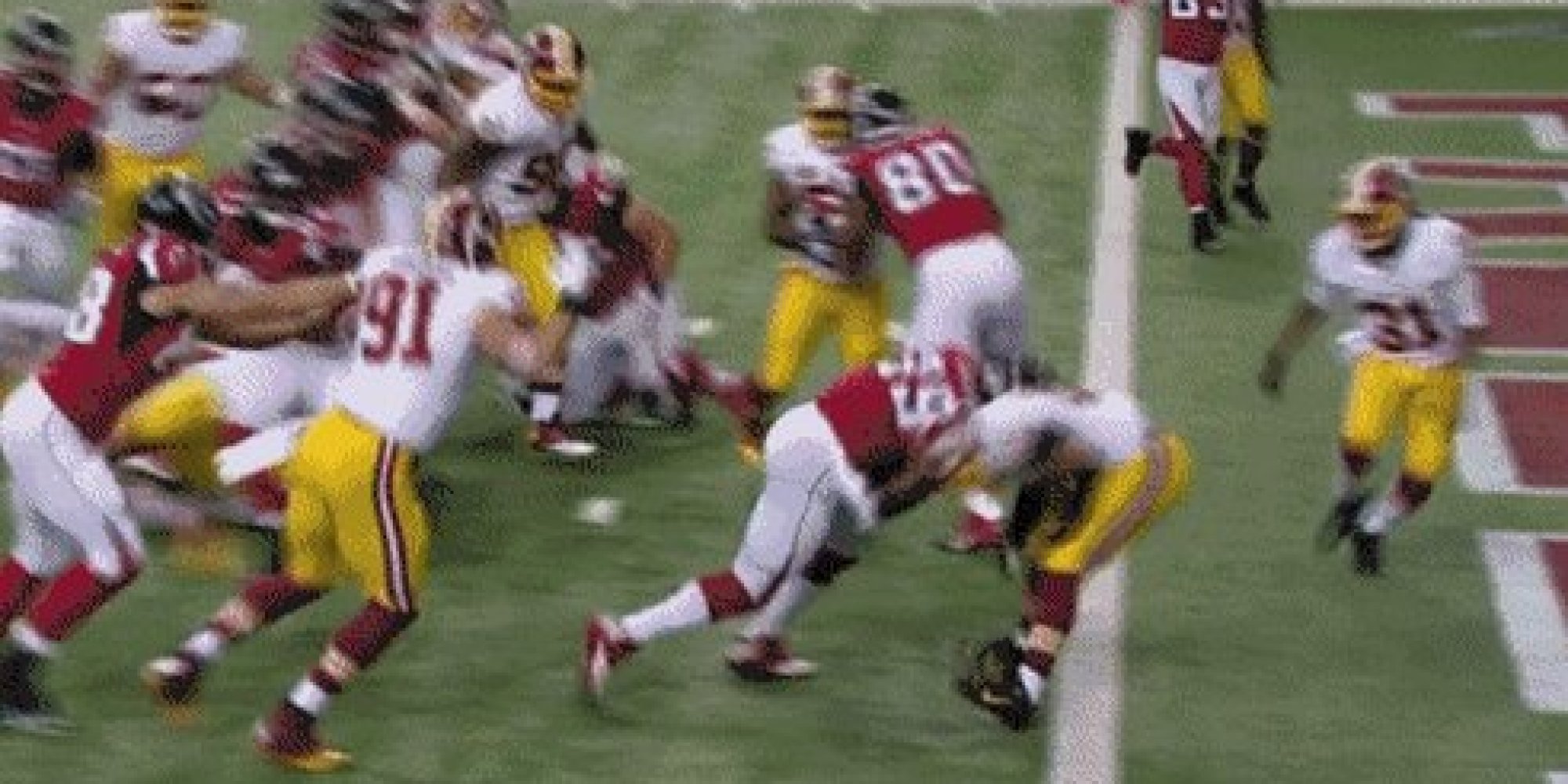 Steven Jackson Trucks Josh Wilson En Route To 3Yard Touchdown Run In