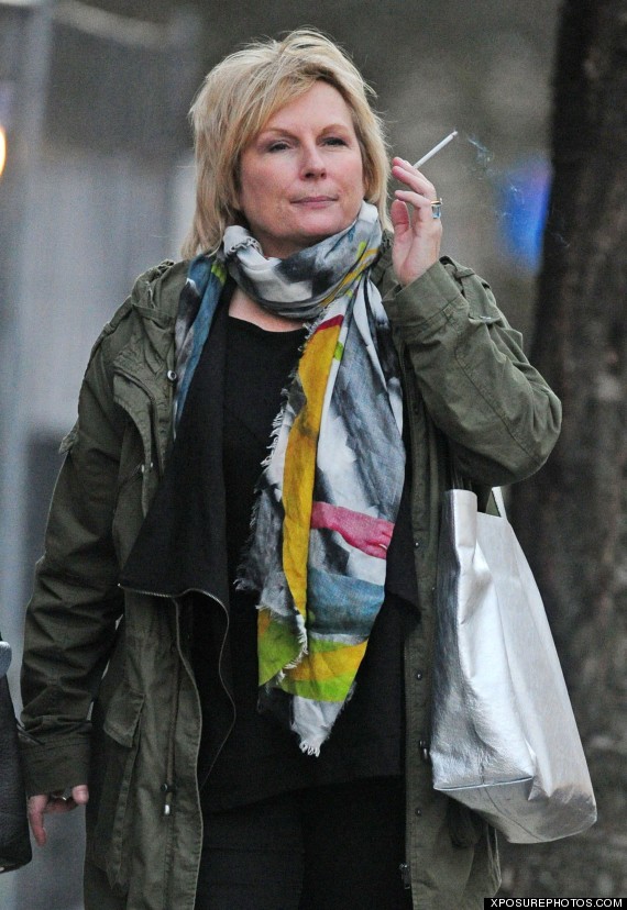 jennifer saunders smoking