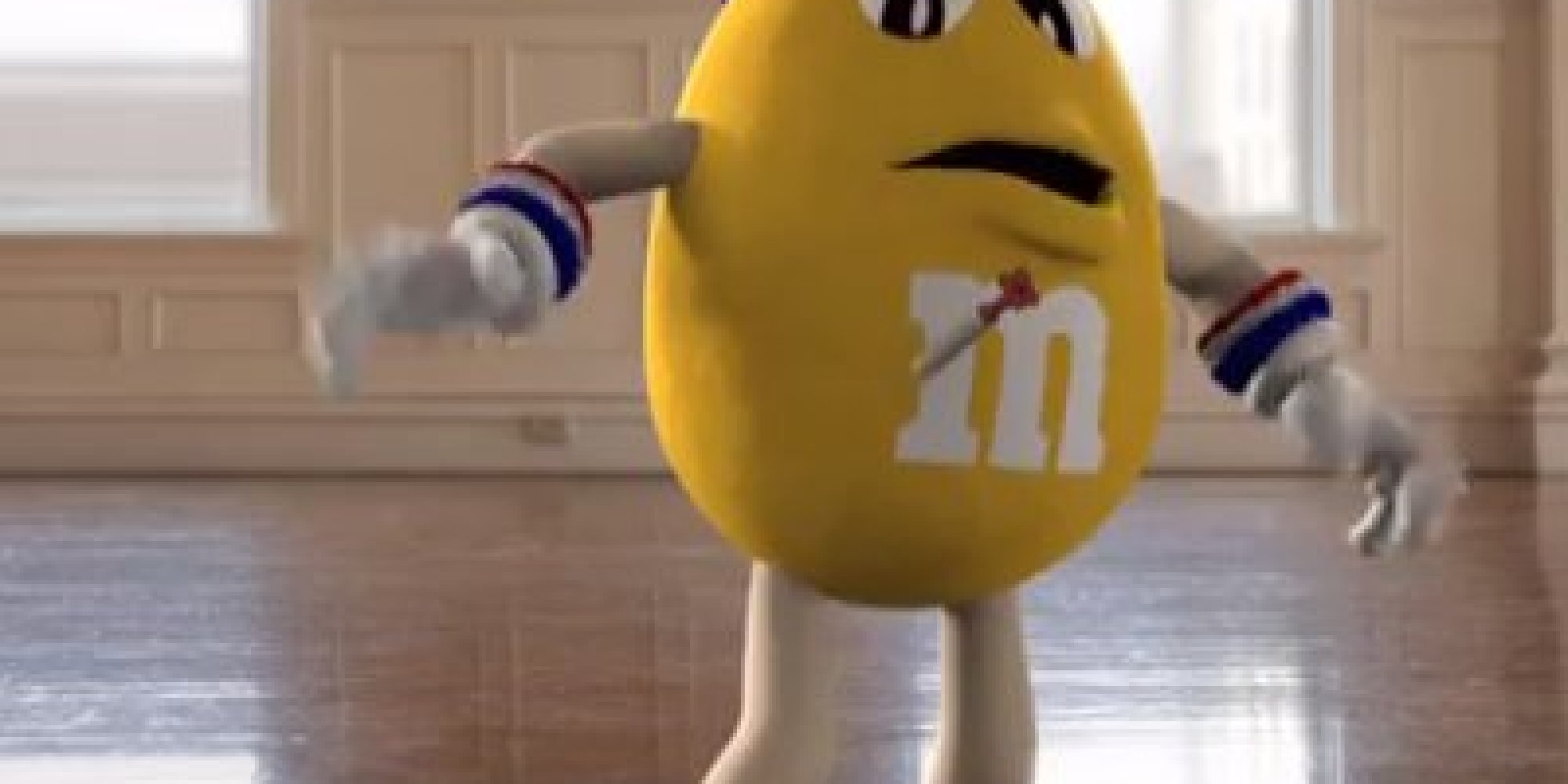 yellow m&m pillow